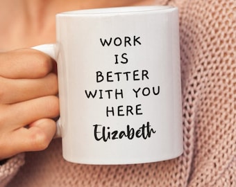 Coworker Gift, Work Mug, Work Bestie, Funny Gifts For Women, Work Birthday Best Friend, Office Humor.