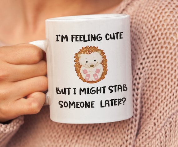 Hedgehog Mug, Hedgehog Gifts, Animal Mug, Cute Pet Hedgehog, Hedgehog Birthday Cup, Hedgehogging Gits For Women