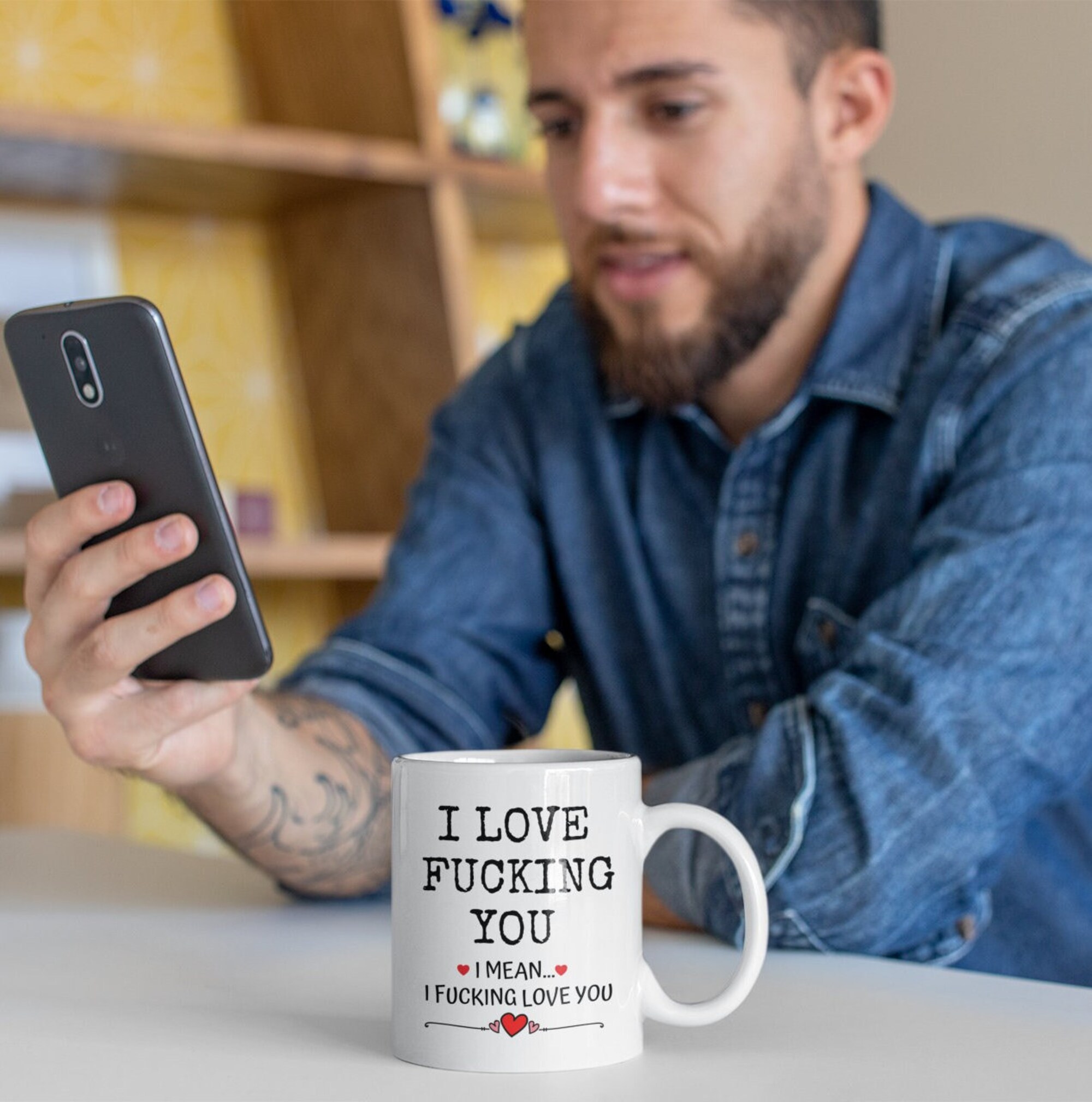 Discover Funny Valentine Mug, I Love Fucking You, Funny Wife Husband Boyfriend Mug