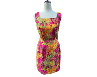 Vintage 90er Jahre Florales Minirock-Set