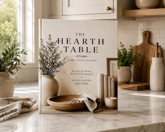 The Hearth Table Recipe Keeper: Cookbook Style Home Décor