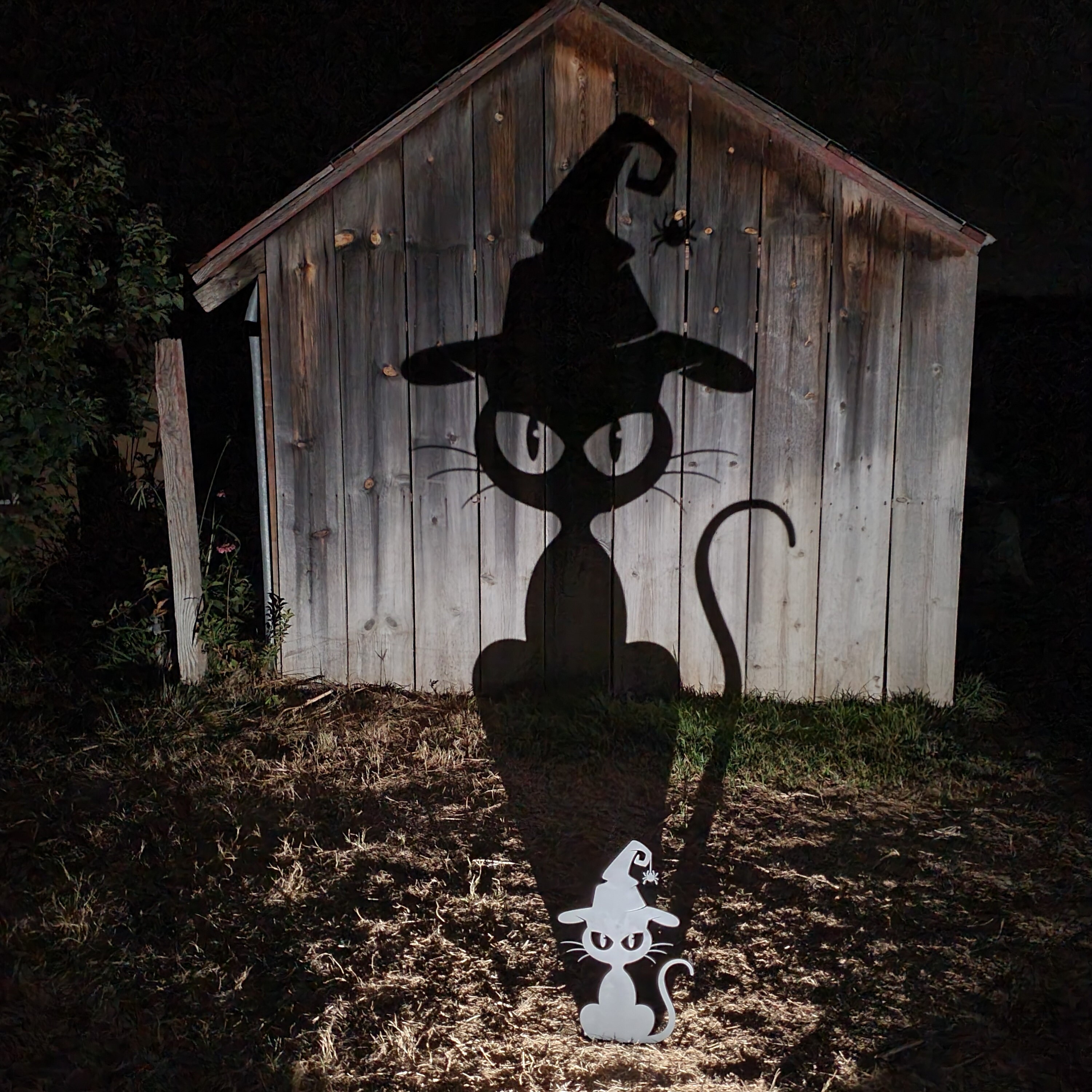 Black Cat Halloween Yard Art Halloween Yard Decor Etsy