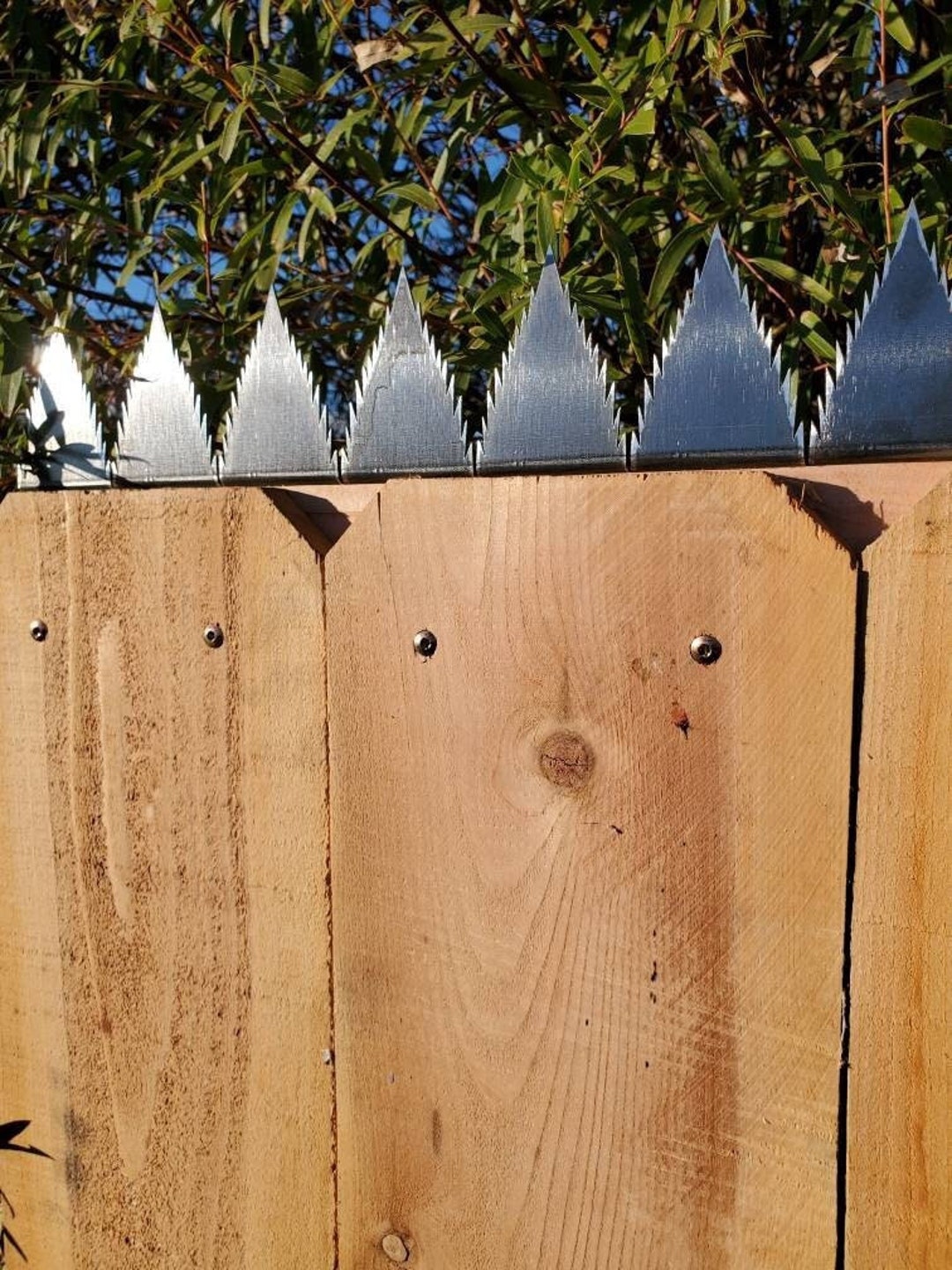 Top Mount Metal Security Fence Wall Spikes Set of 10 Anticlimb Fence Spikes Home Security