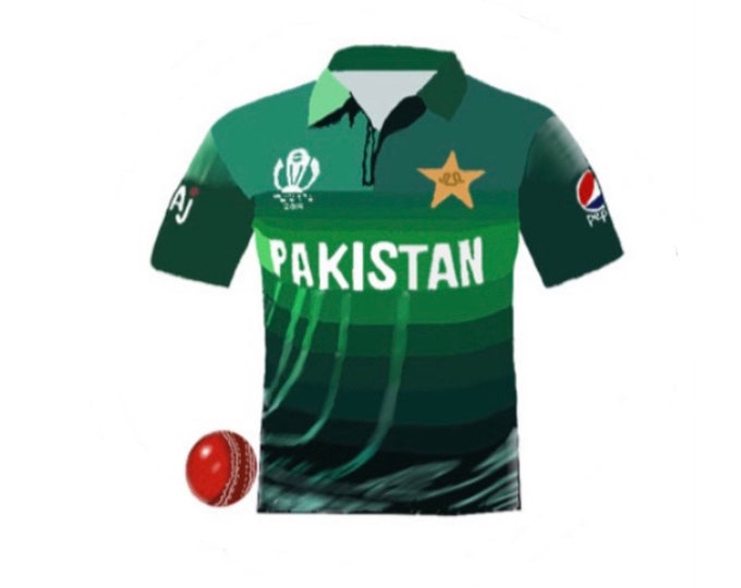 Waterproof Pakistani Cricket Jersey Sticker Etsy