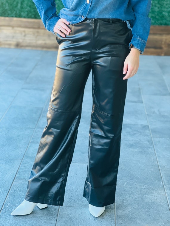 Leather Pants Etsy