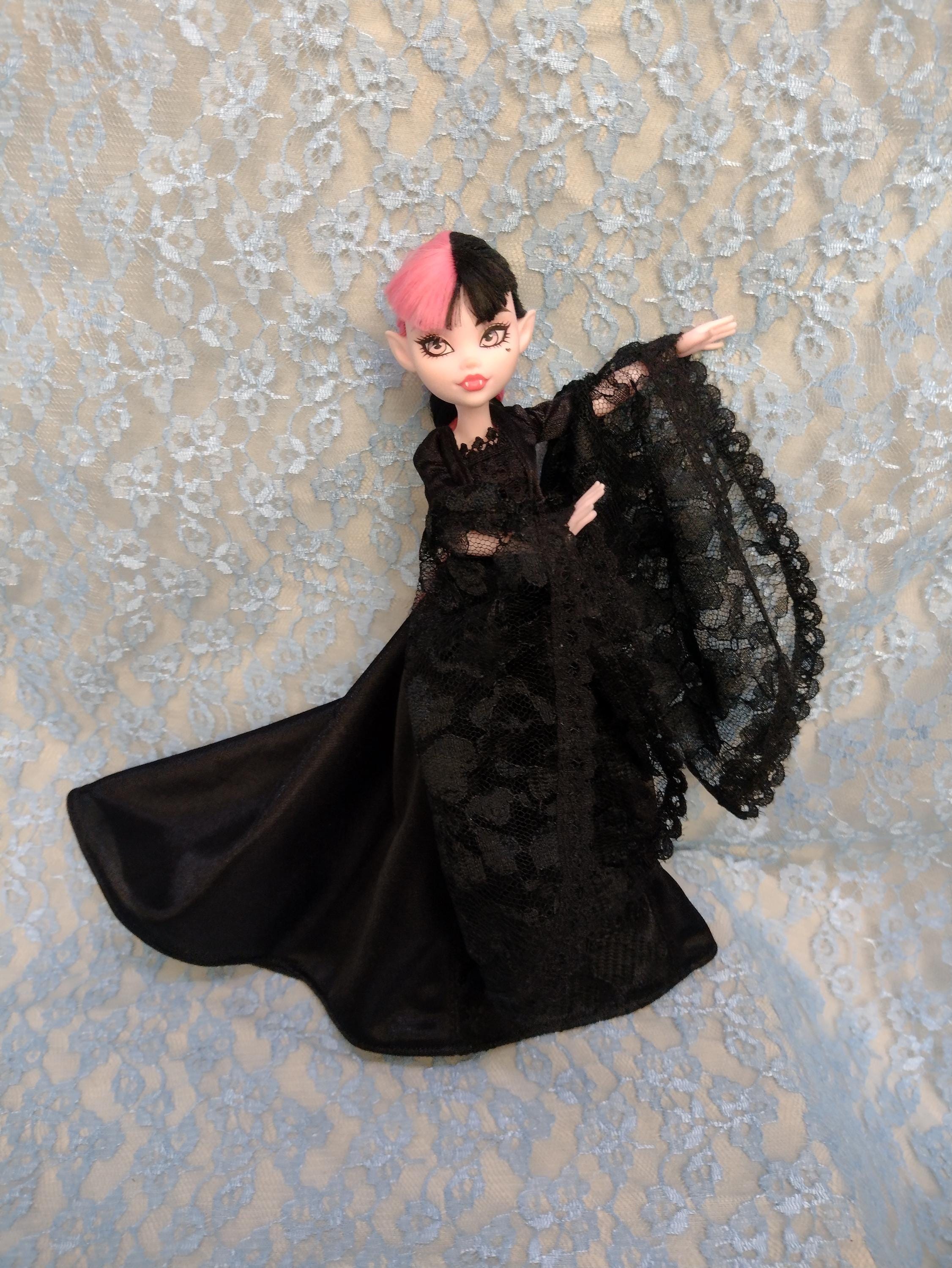 Black Monster High Doll Dress - Etsy
