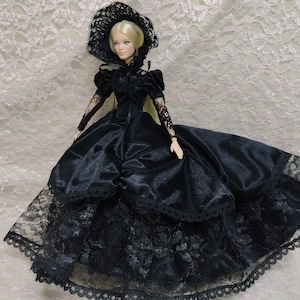 Only clothes, only Gothic dress for 11.5 inch 30 cm figure 1/6 doll style 3