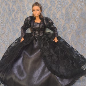 Somente roupas, apenas vestido gótico para bonecas de 11,5 polegadas ou 30 cm estilo 7
