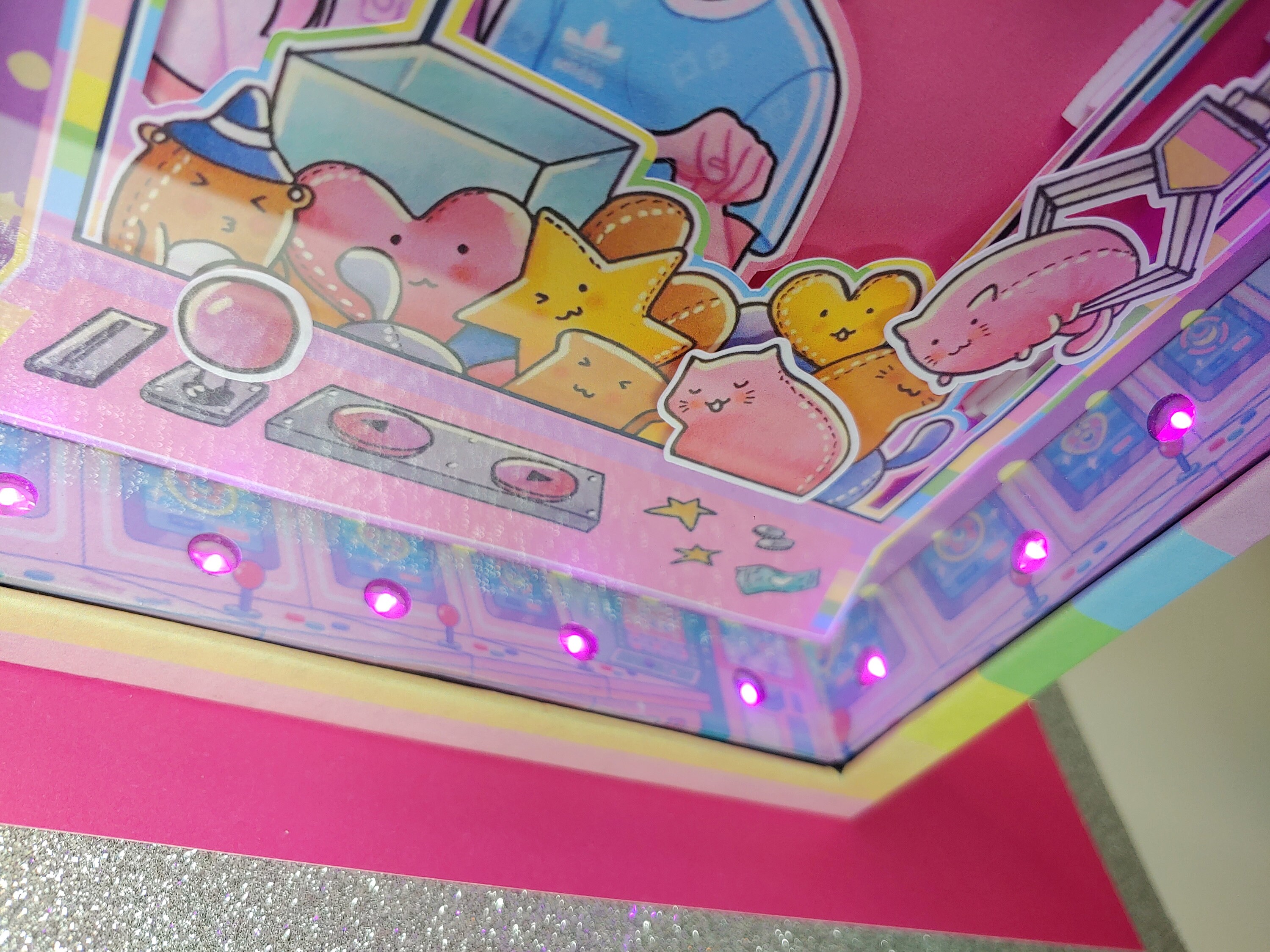 Kawaii Claw Machine Kawaii Wall Art LED Picture Frame Kawaii Etsy