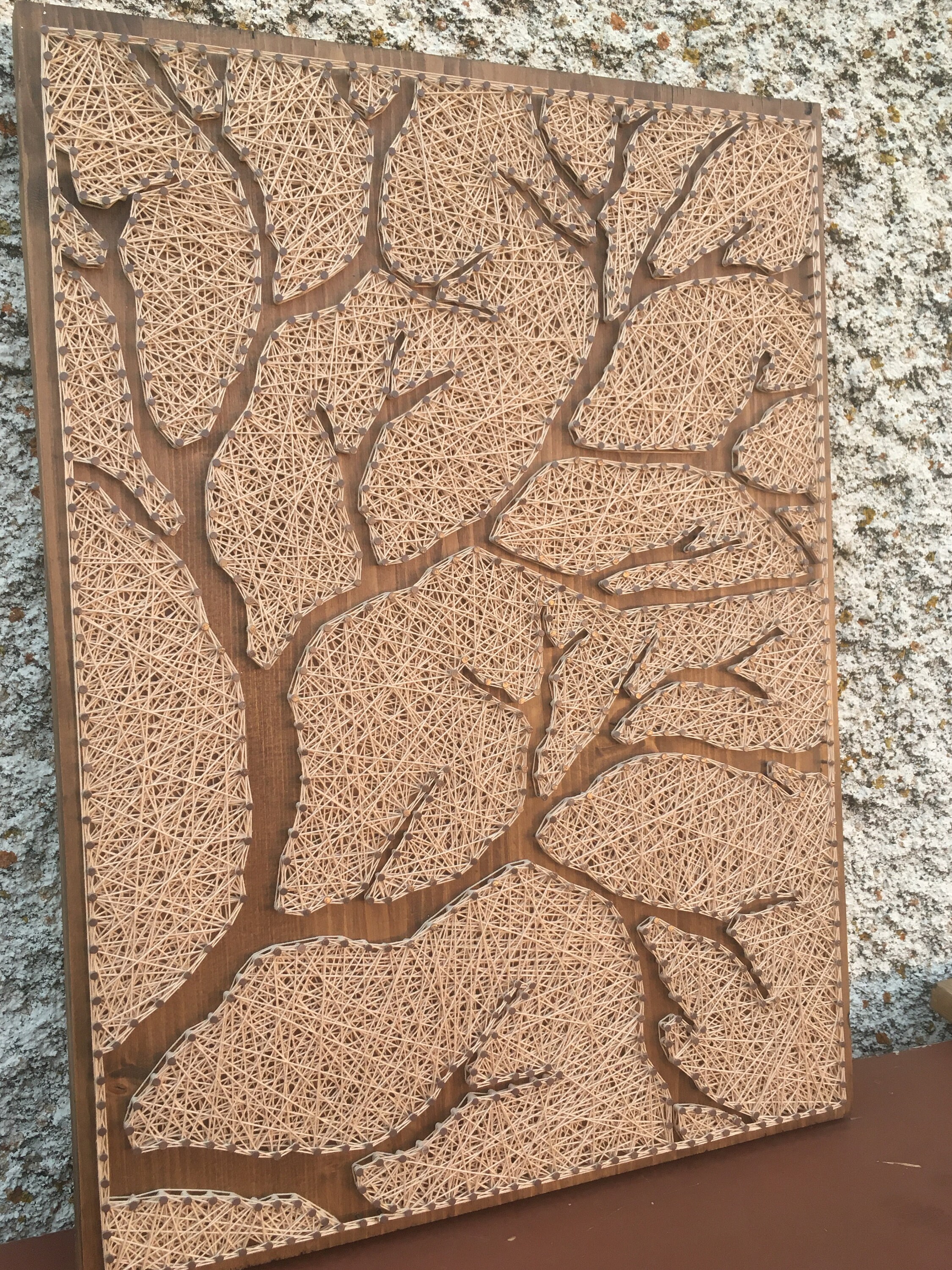 Tableau String-Art Branche