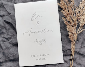 Opuscolo della Chiesa / Libretto di nozze gratuito / Voti di matrimonio / Programma matrimonio / Programma /