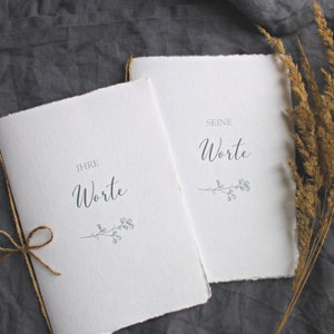 Wedding vow booklets / wedding vows / booklets / wedding promises