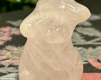 Curvy Rose Quartz Woman Body crystal,rose quartz feminine torso figurine,pink goddess stone,rose quartz for self love,divine feminine
