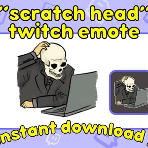 rolig emote, kliar huvudet emote rycka roligt ansikte handflata emote skalle rycka emote rycka skalle emotes, rolig skalle emote, rolig rycka emote