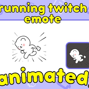 funny bear emote, running emote twitch, funny animated bear emote, dancing twitch emote, funny twitch emote, running away emote discord