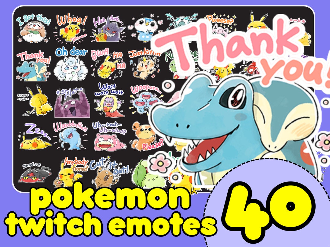 Pokemon Emotes, Pokemon Twitch Emotes, Cheap Pokemon Emotes Pokemon ...
