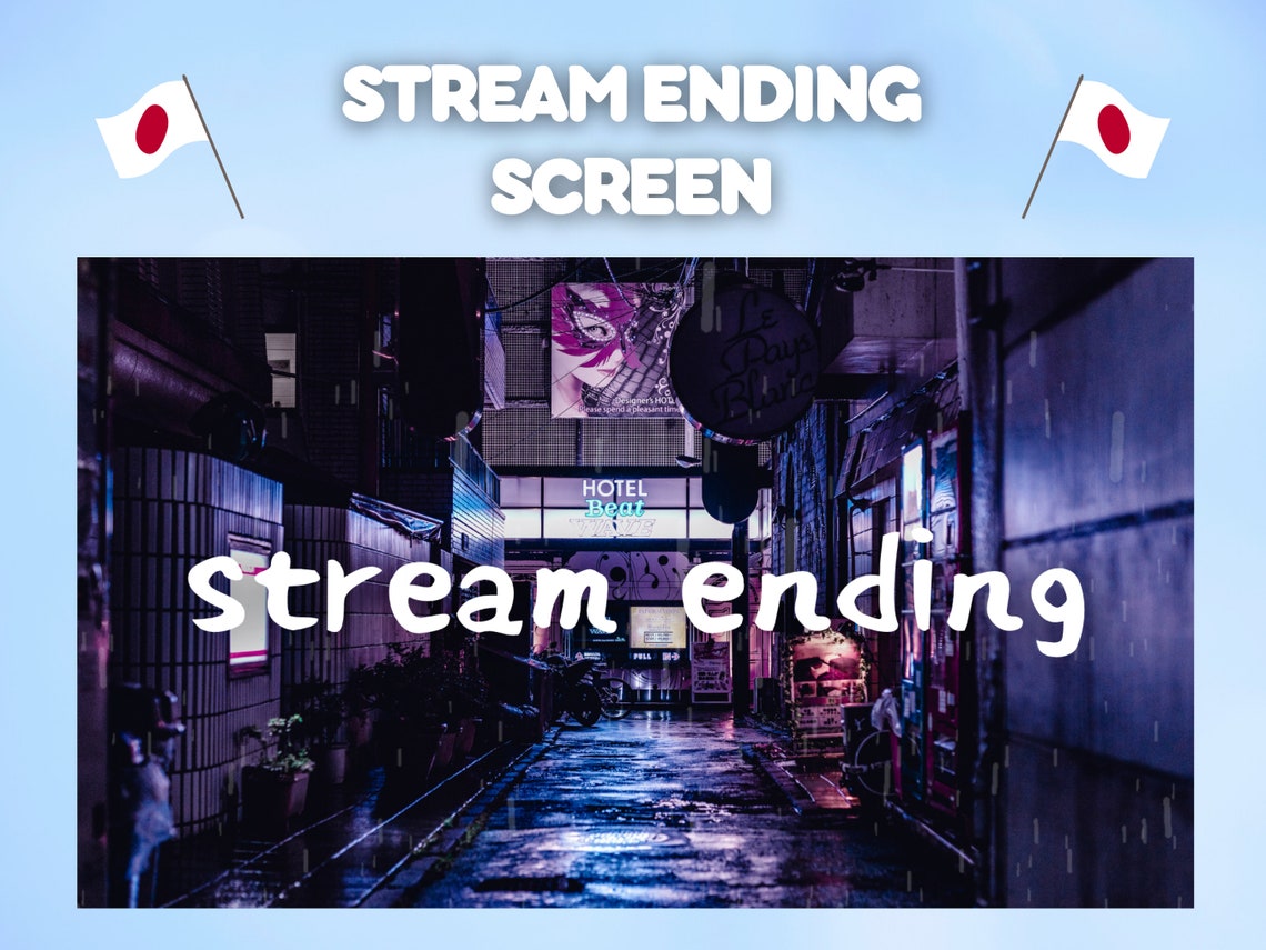 Japan Twitch Screen Starting Screen Twitch, Japan Animated Be Right ...