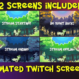 Sprigatito Twitch Screen, Animiertes Pokemon Be Right Back, Sprigatito Twitch, Laufender Pokemon Twitch Bildschirm, Laufender Pokemon Twitch Bildschirm