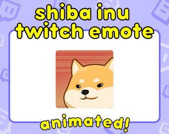 funny animated shiba inu emote, cute shiba inu emote, cute shiba dog emote, animated twitch emotes  Frenchie  Emote, raise eyebrows twitch