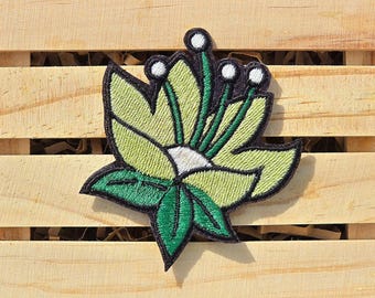 Tiana Flower Patch, Embroidery Patch, Patches for Clothing, Jackets, Jeans, Backpacks, Hats, Iron On Patch, Sew On Patch
