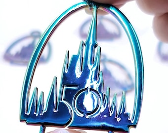 Strap Connectors Disney Castle 50th Anniversary