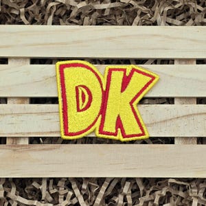 DK Patch, Videogames Patches, Embroidery Patch, Patches for Clothing, Jackets, Backpacks, Hats, Iron On Patch, Sew On Patch