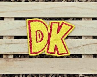 DK Patch, Videogames Patches, Embroidery Patch, Patches for Clothing, Jackets, Backpacks, Hats, Iron On Patch, Sew On Patch