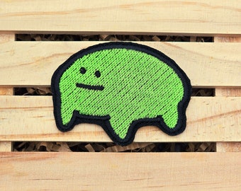 Freg Froggy Patch, Funny Patches, Frog, Embroidery Patch, Patches for Clothing, Jackets, Jeans, Backpacks, Hats, Iron On Patch, Sew On Patch