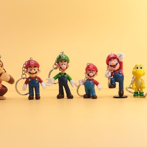 Collectible Mario Keychains | sleuthangers nintendo | Mario - Yoshi - Luigi - Toad - Koopa Troopa