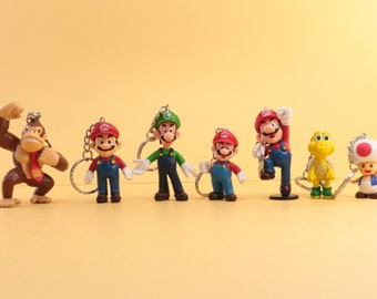 Collectible Mario Keychains | sleuthangers nintendo | Mario - Yoshi - Luigi - Toad - Koopa Troopa