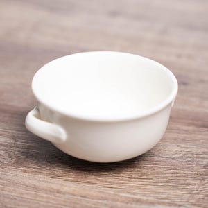 Vintage Villeroy & Boch Arco Weiss Soup Bowl – Porcelain, 5.5 cm high – Elegant white tableware from Germany