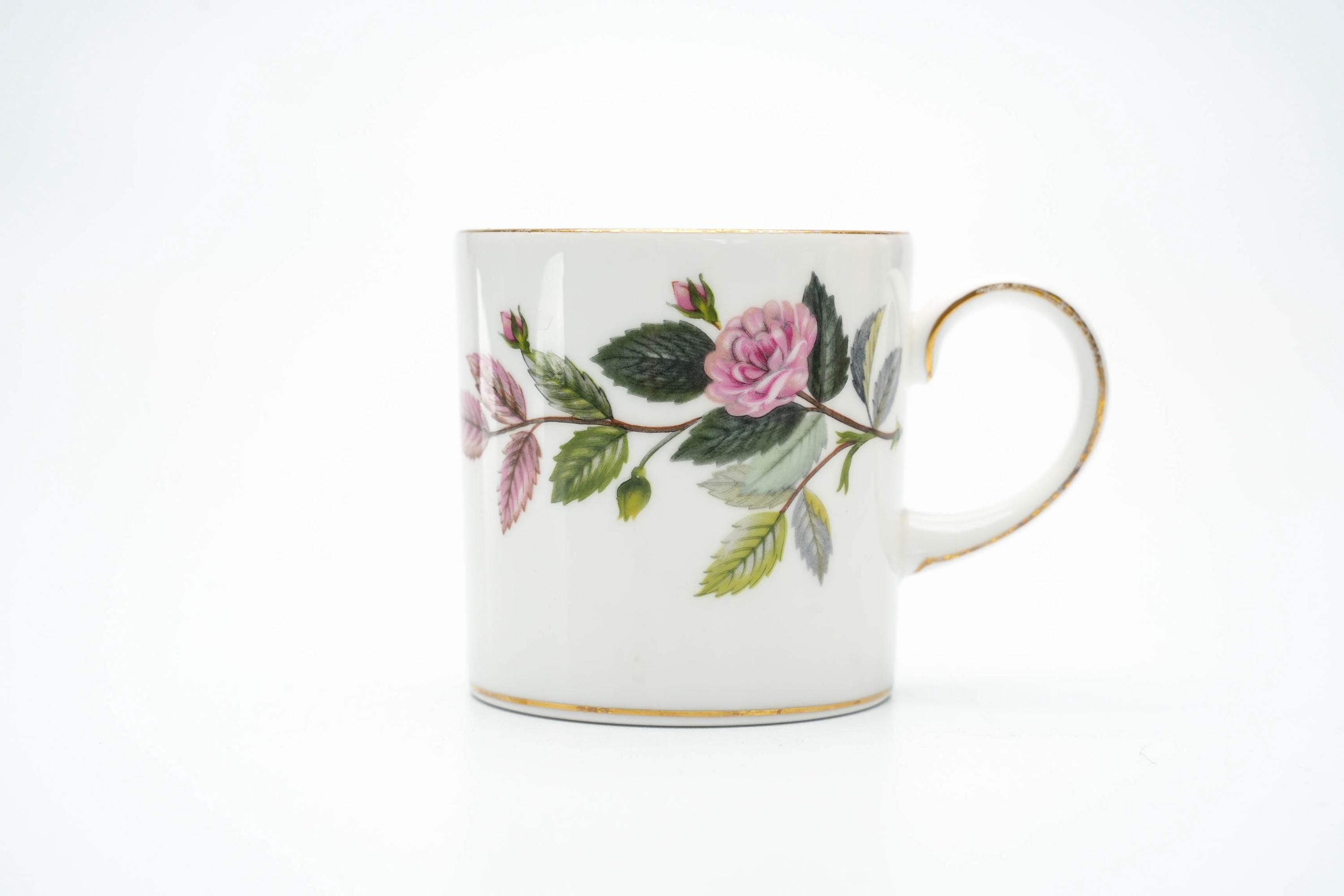 Wedgwood “hathaway Rose” Vintage Bone China Teacup – England (Ø
