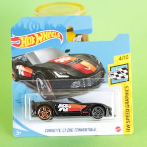 Hot Wheels - Corvette C7 Z06 - convertible - HW Speed grapics