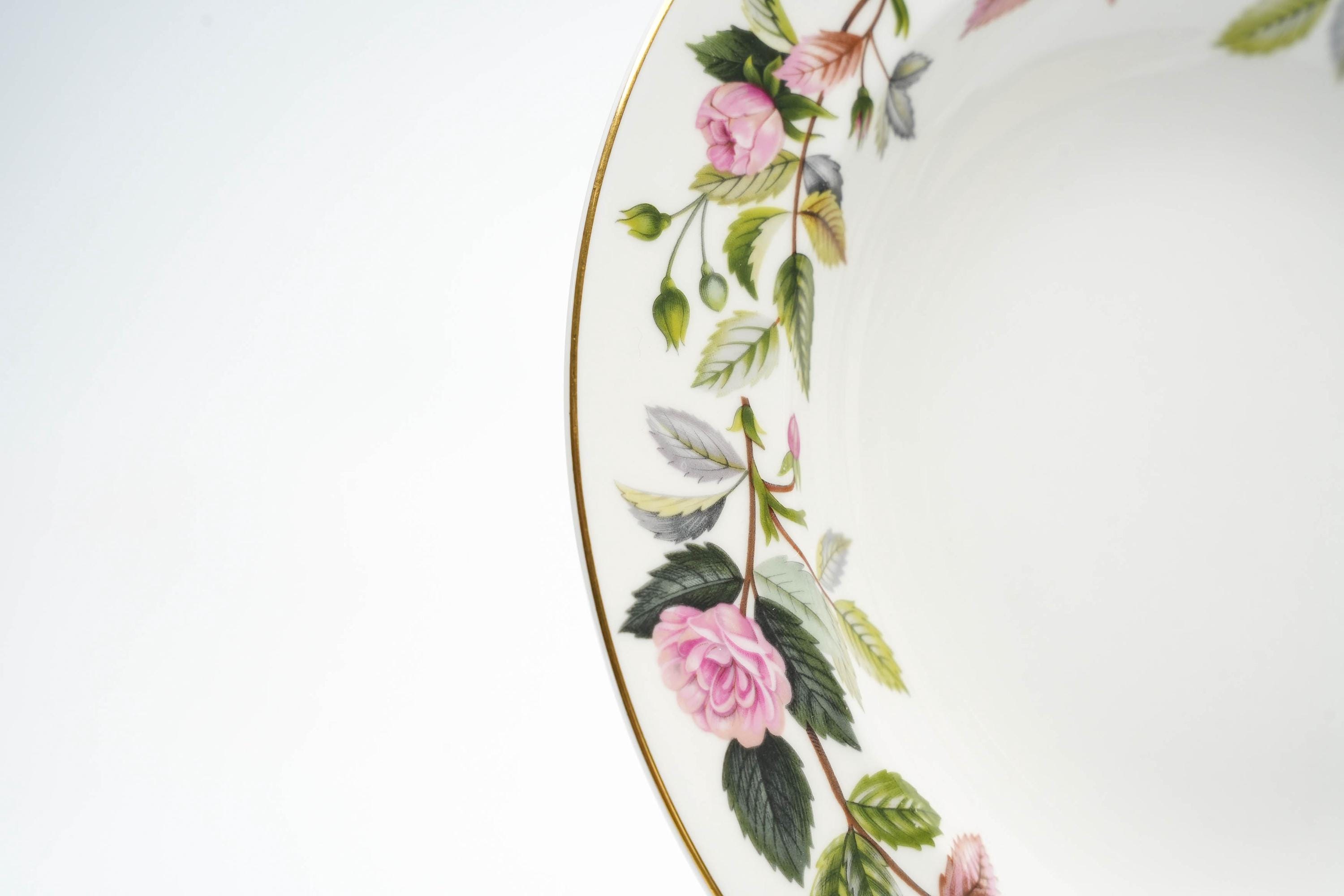 Wedgwood “hathaway Rose” Flat Serving Plate Bone China – Vintage