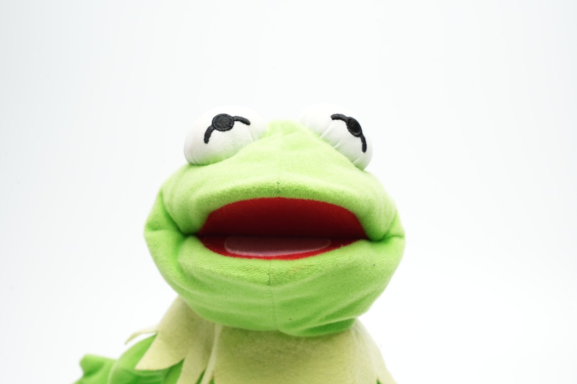 Albert Puppet Rare Kermit Muppets Hand Puppet - Exclusive Albert Heijn & Jim Henson ...