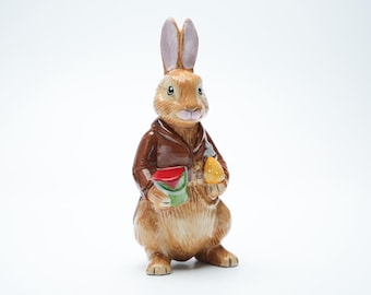 Villeroy & Boch Spring Fantasy Bunny Tales porcelain figure Grandpa Hans – 15 cm – 5.91 inch – Easter decoration – hand-painted