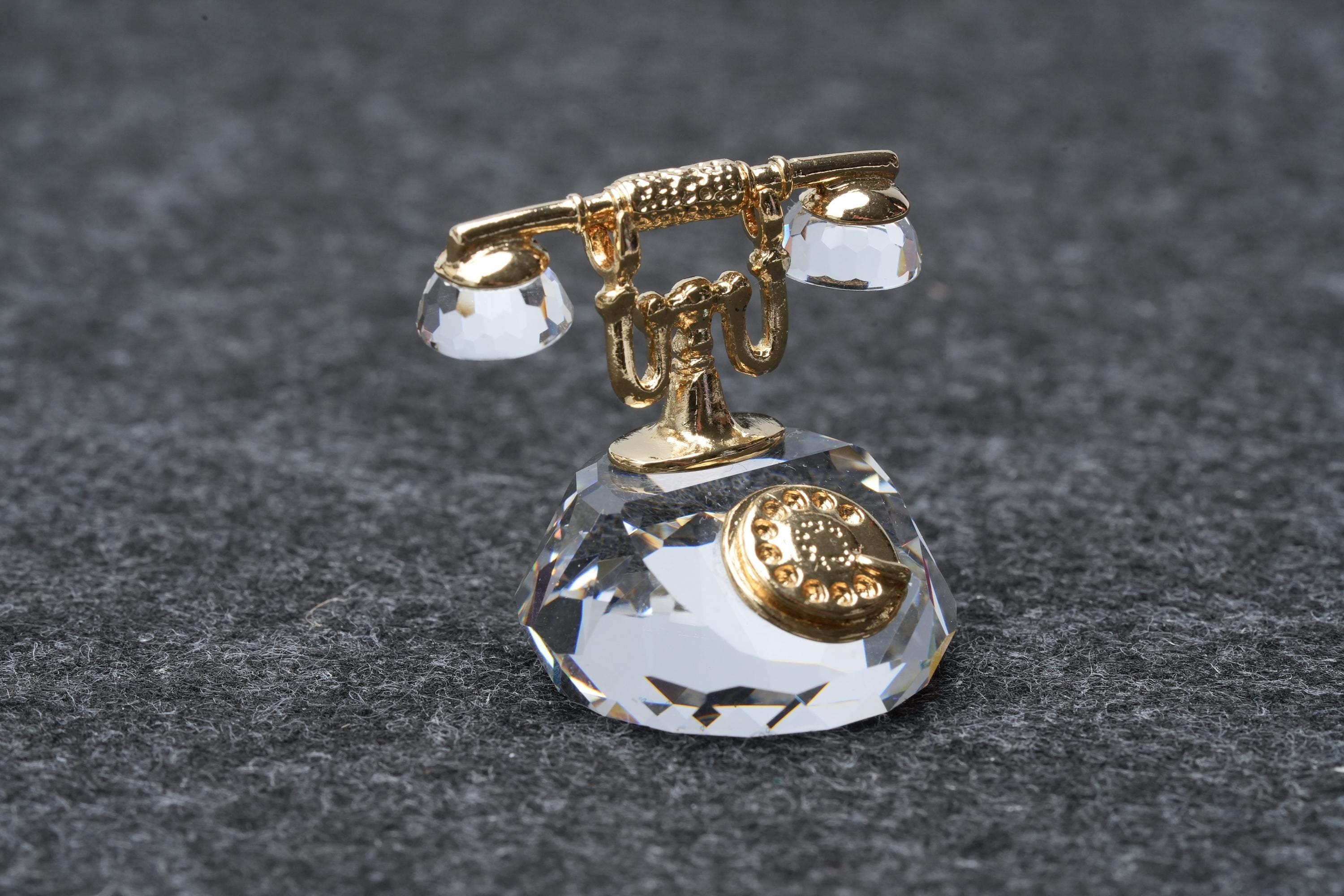 Swarovski Crystal Telephone - Etsy