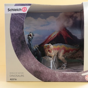 Schleich World of History T-Rex and Velociraptor Set (42216)