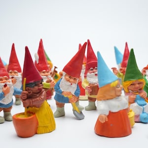 Discover the Magic of David the Gnome with These Unique, Hand-Painted Figures!