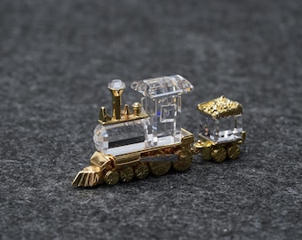 Swarovski Crystal Train Set, Locomotive Transportation, Wagon
