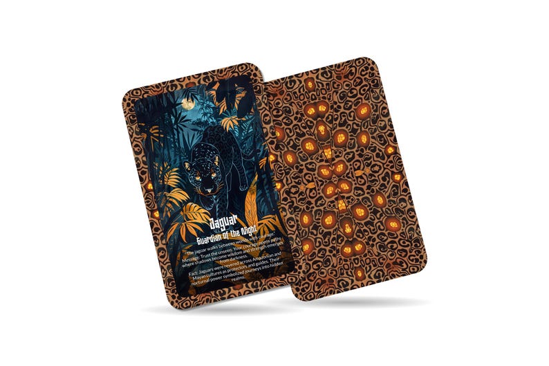 Protection Oracle Cards The Oracle of the Jaguar – A Night Guardian Oracle Deck – 22 Oracle ...