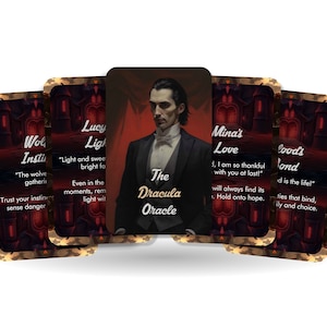 Het Dracula-orakel - Gebaseerd op de roman van Bram Stoker - Waarzeggerijtools - Orakelkaarten