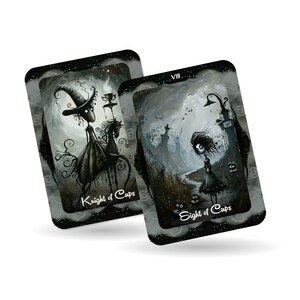 Gothic Moon Tarot -- Version 2 -- 78 cards - Tarot - Tarot Deck - Fortune Telling - Divination tools image 6