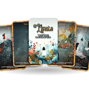 Elevate - Visiones del oráculo para un año inspirado - Herramientas de adivinación - Cartas del oráculo - Cartas de afirmación