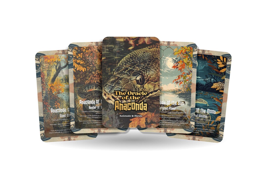 The Oracle of the Anaconda – A River Guardian Oracle Deck – 22 Oracle ...