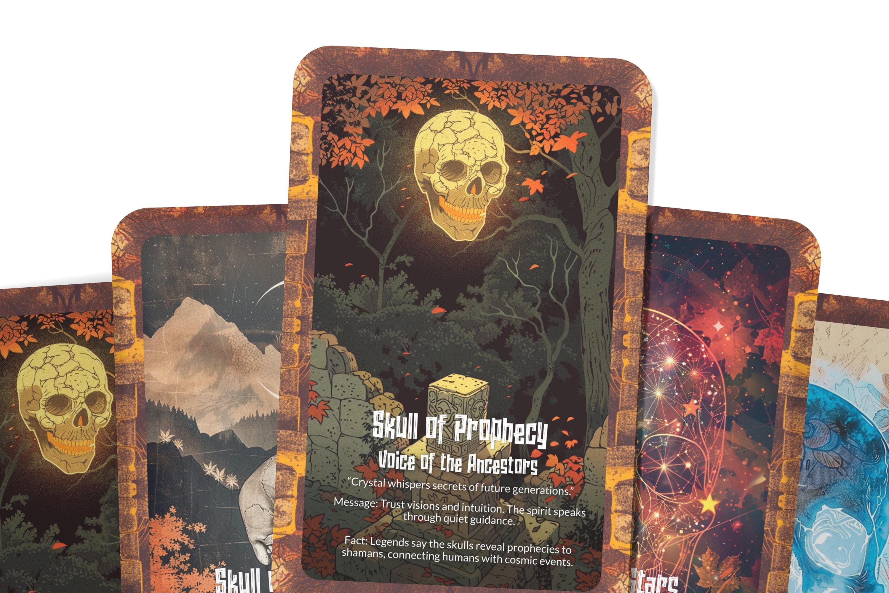 The Oracle of the Crystal Skulls – A Prophecy Oracle Deck – 22 Oracle ...