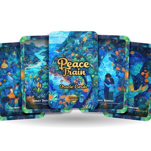 Peace Train - Orakelkaarten - Mindfulnesskaarten - vrede, harmonie en eenheid in je leven.