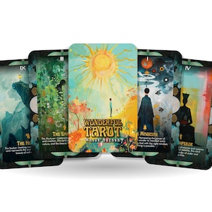 Wonderful Tarot - Major Arcana - Brings the magic of the Major Arcana to life - Divination tools