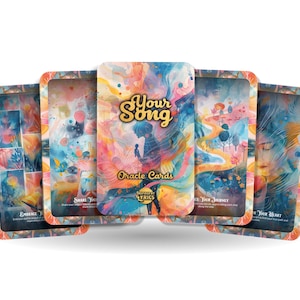 Votre chanson Oracle Cards - Cartes de pleine conscience - Outils divinatoires