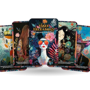 Vibes Unleashed - Illuminating Affirmations - Divination tools - Oracle cards - Affirmation Cards